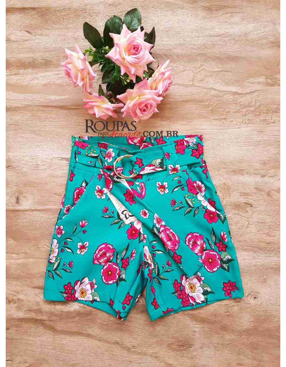 Short Bengaline Estampado Vários modelos