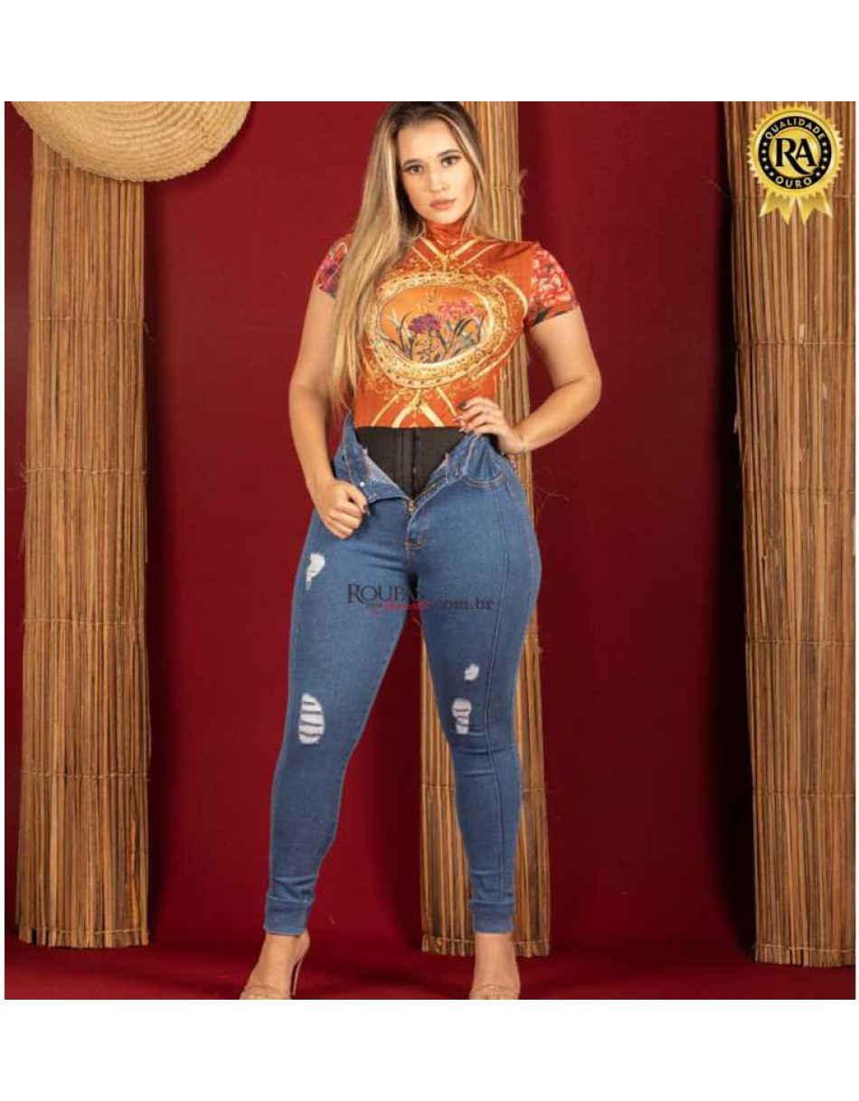 Calça Jeans Feminina Lipo Slim