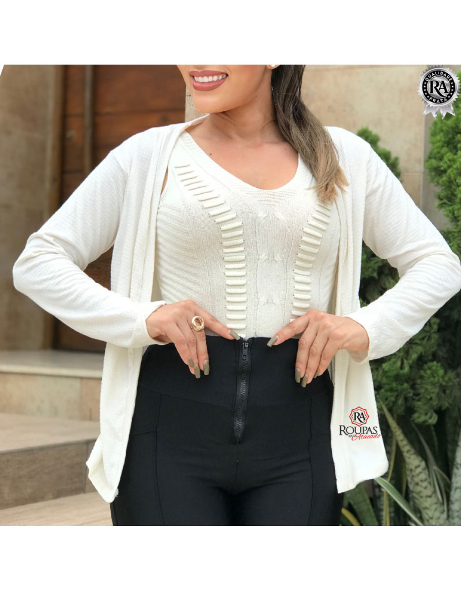 Casaquinho De Malha Feminino