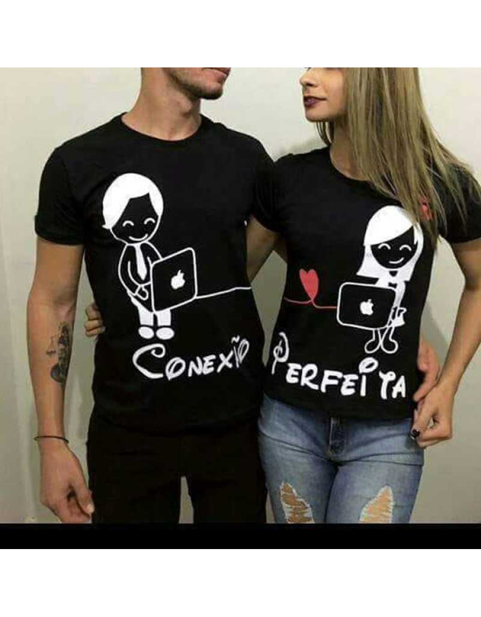 Kit Camiseta Casal Engraçada