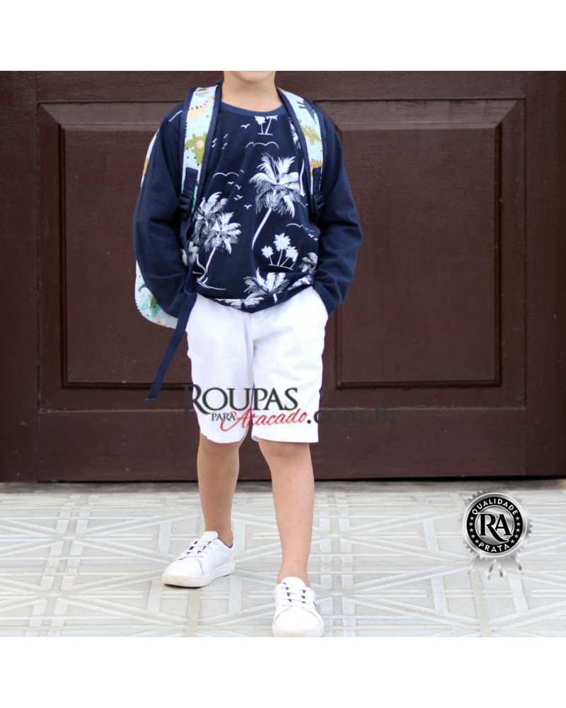 Camiseta Manga Longa Infantil