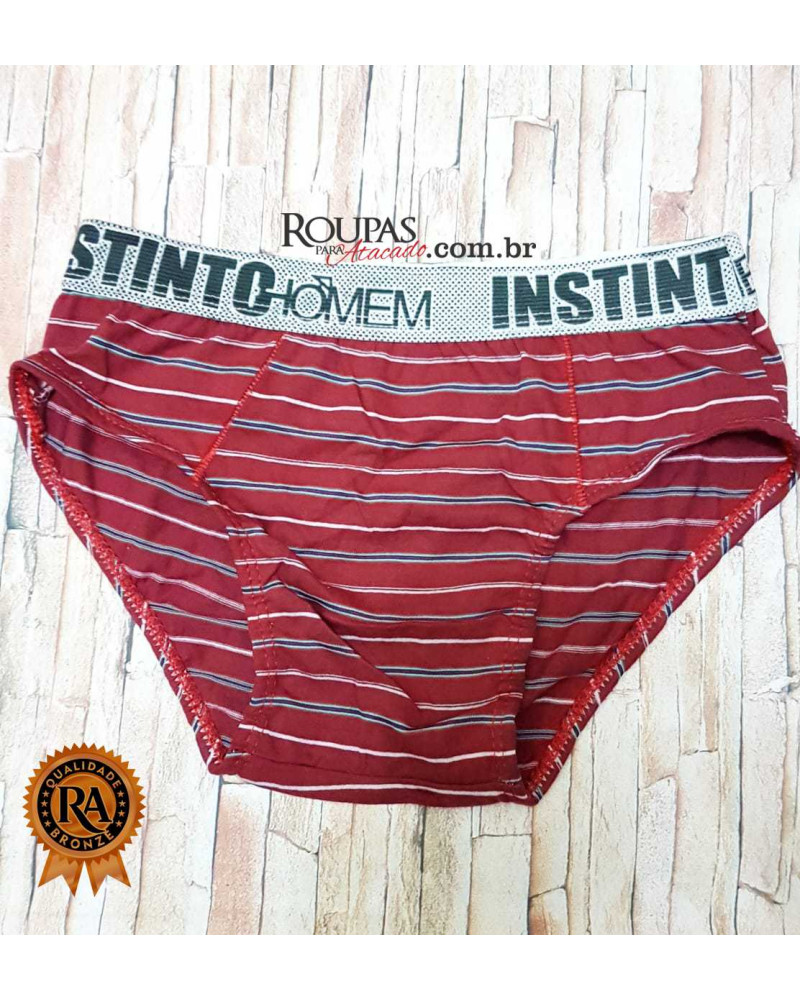 Cueca Slip Infanto Juvenil Listrada
