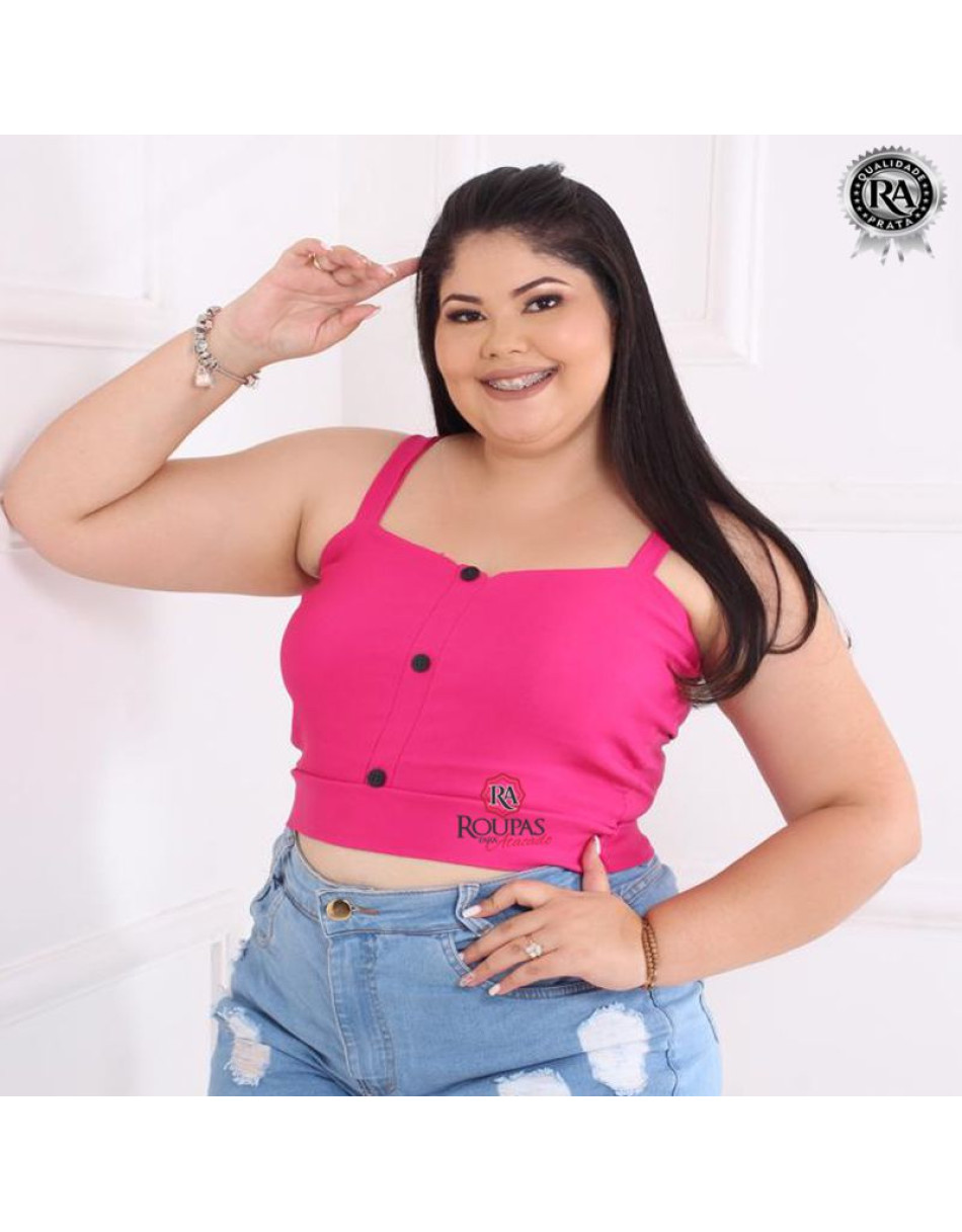 Cropped Bengaline Plus Size