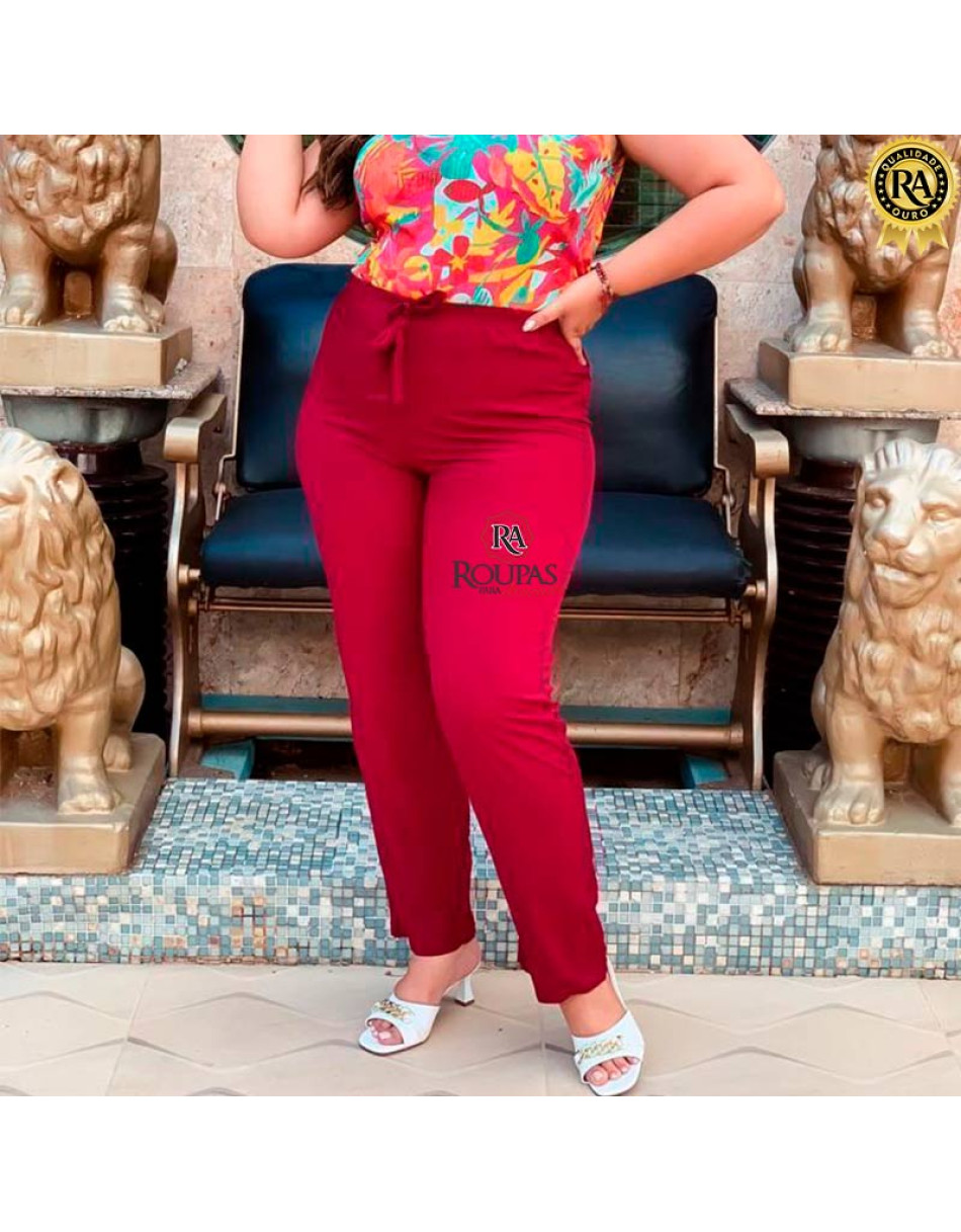 Calça Malha Leila Feminina Plus Size
