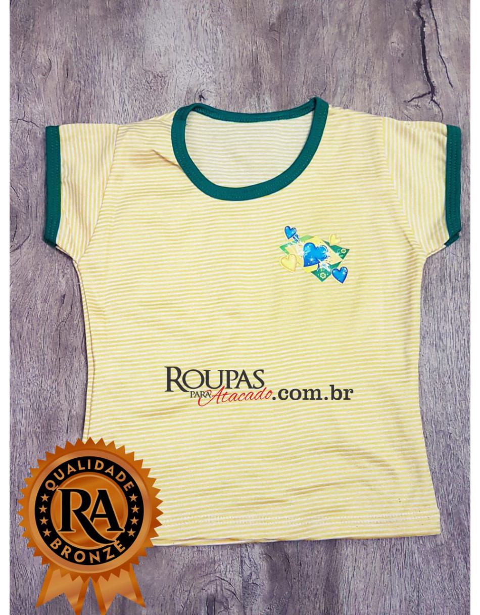 Blusa Infantil Brasil
