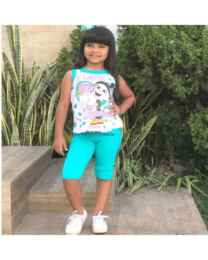 Conjunto legue infantil feminino