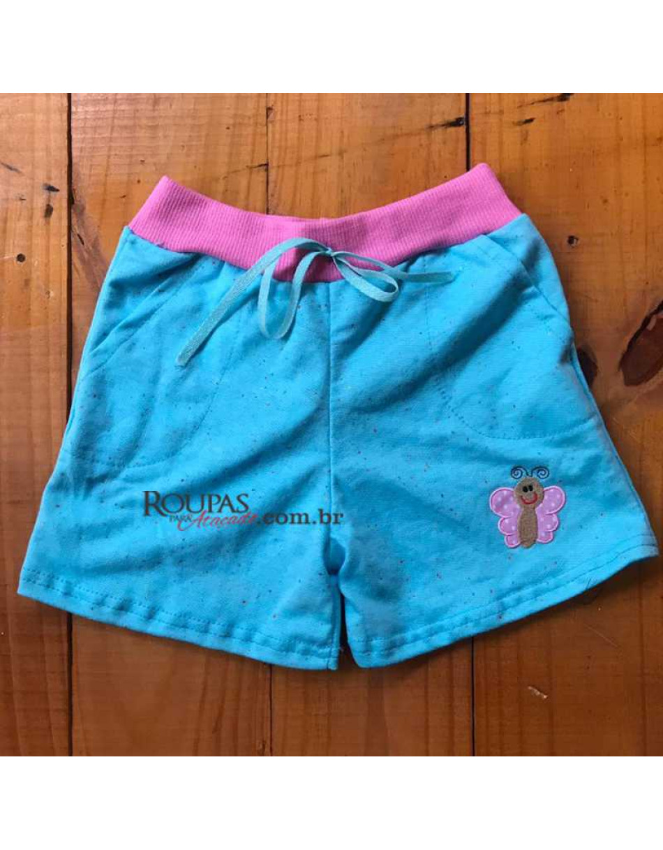 Short Infantil Moletinho Menina 