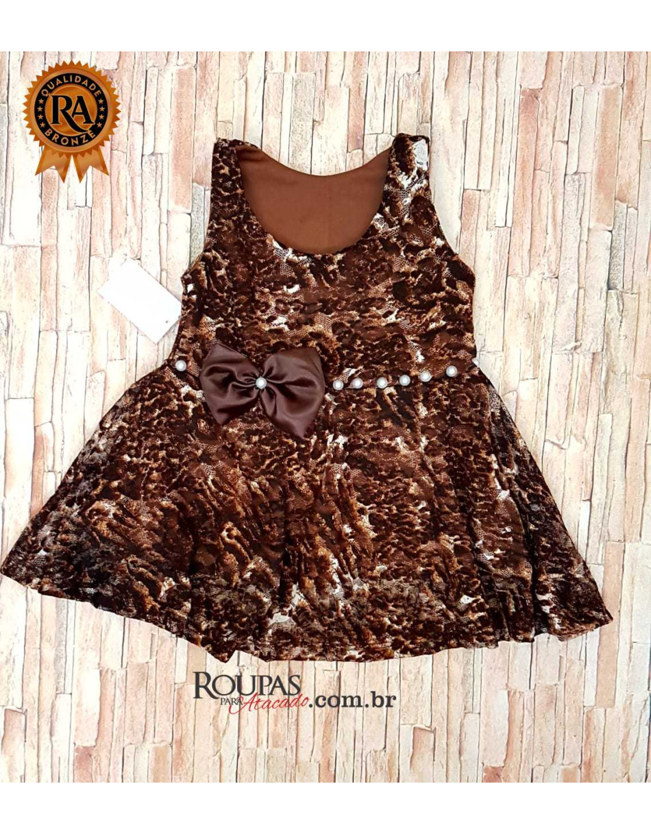 Vestido de Renda para Bebe