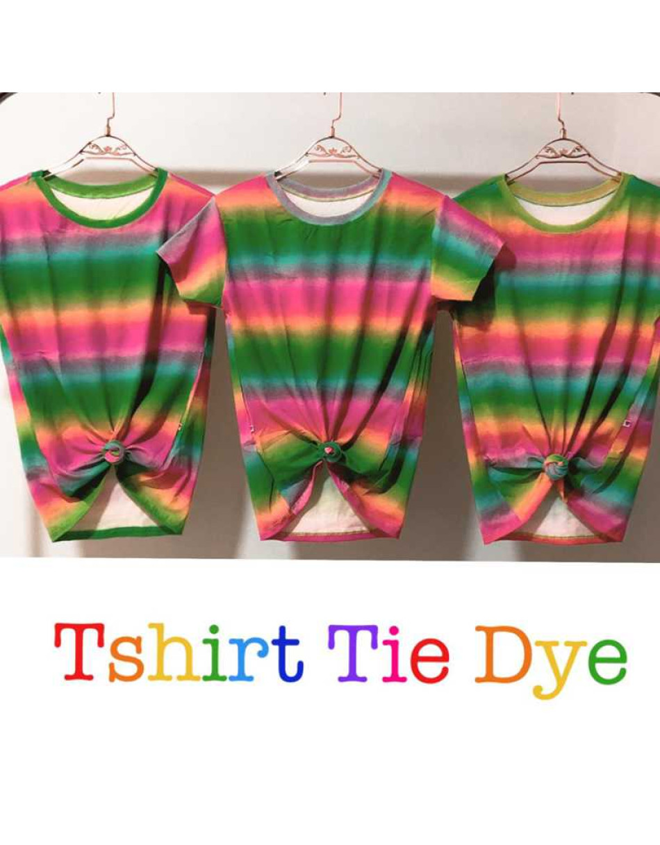 Blusa com estampas Tie Dye
