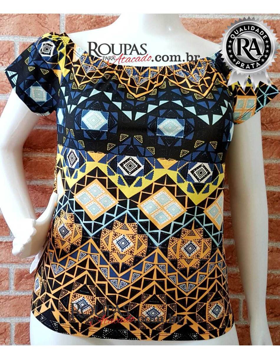 Blusa fio Torcido Estampada G Varios modelos