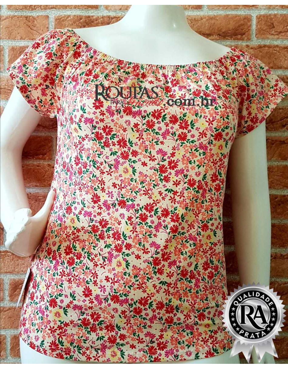 Blusa fio Torcido Estampada G Varios modelos