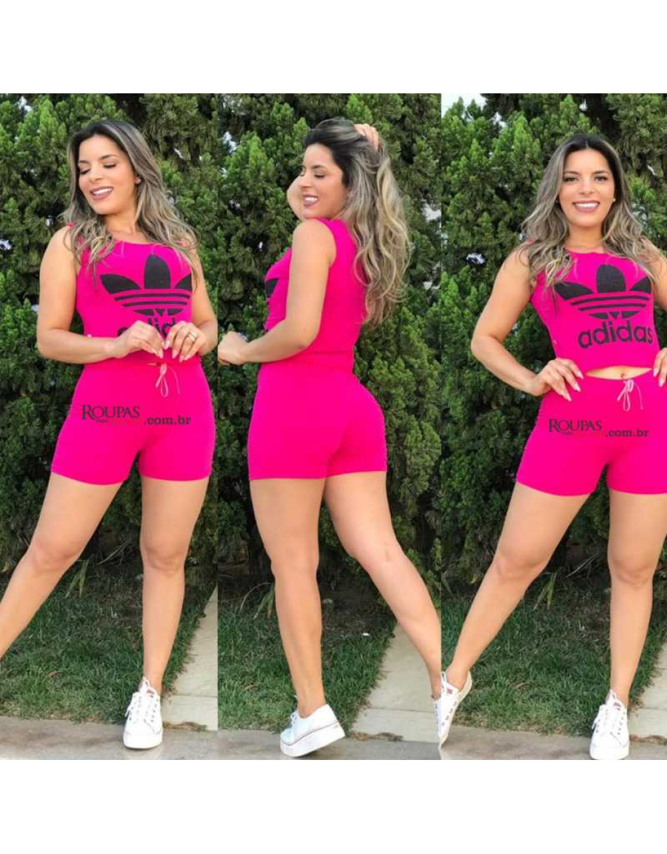 Conjunto Feminino Adulto Em Malha