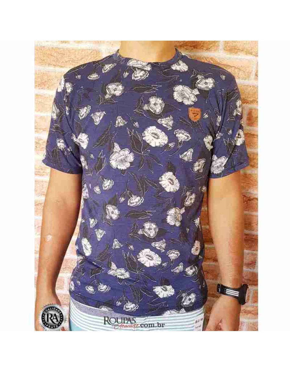 Camisa Masculina Estampada Floral