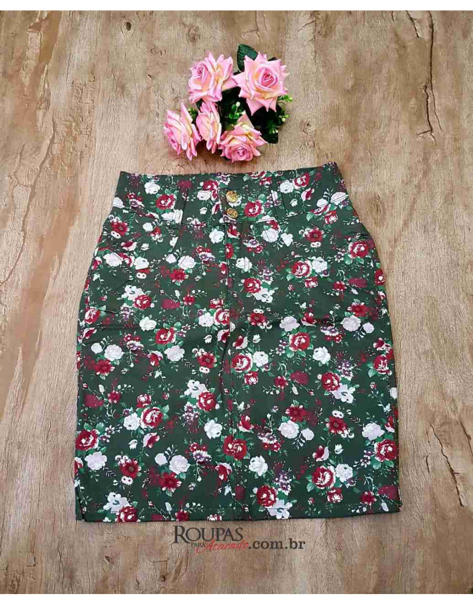 Saias De Brim Estampada Evangélica