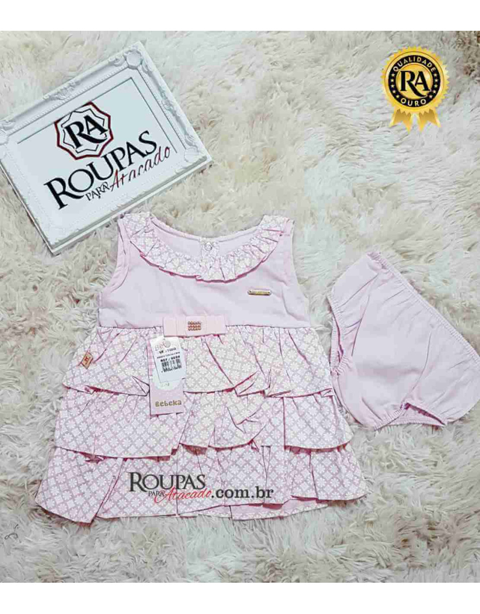 Vestido Para Bebe Luxo BBKA Varios Modelos