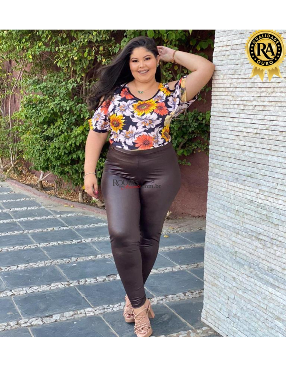 Calça Legging Cirre Plus Size