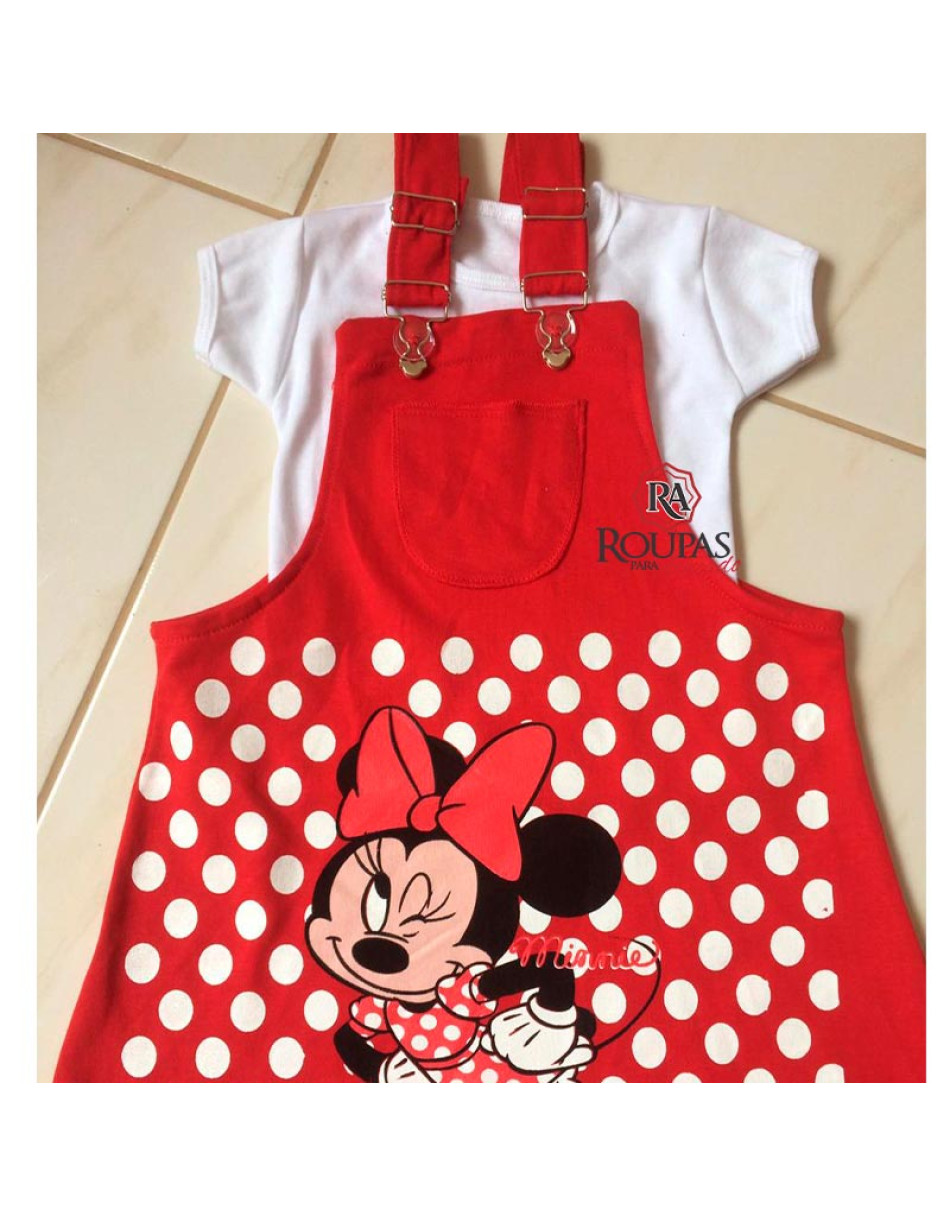Conjunto Infantil Blusa E Jardineira Ester