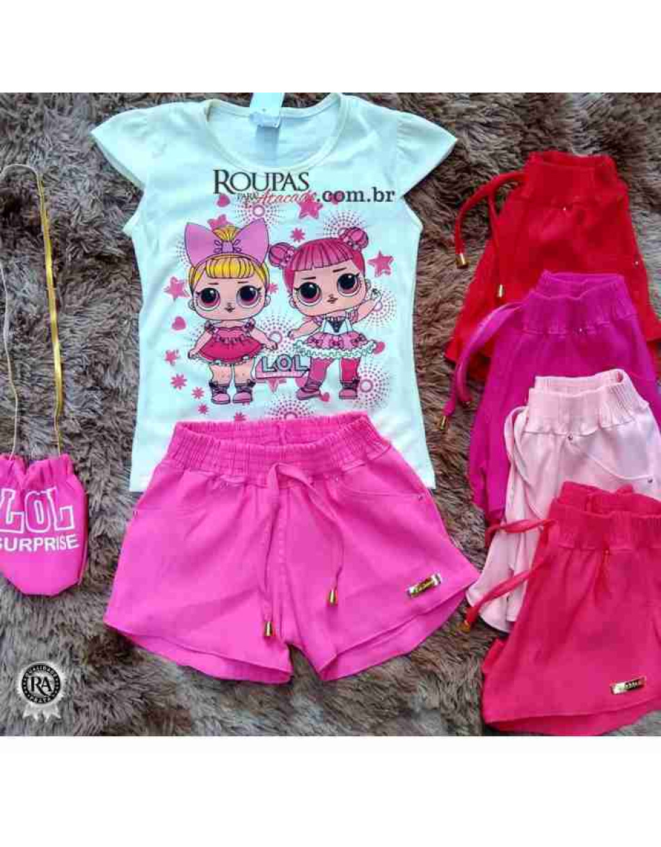 Conjunto infantil feminino Vários modelos