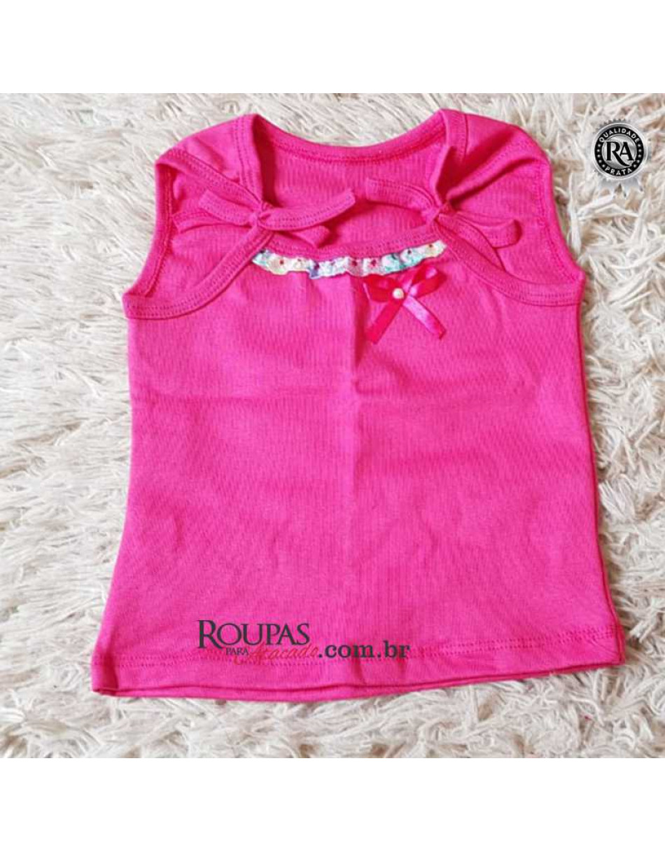 Blusa infantil Feminina Lisa