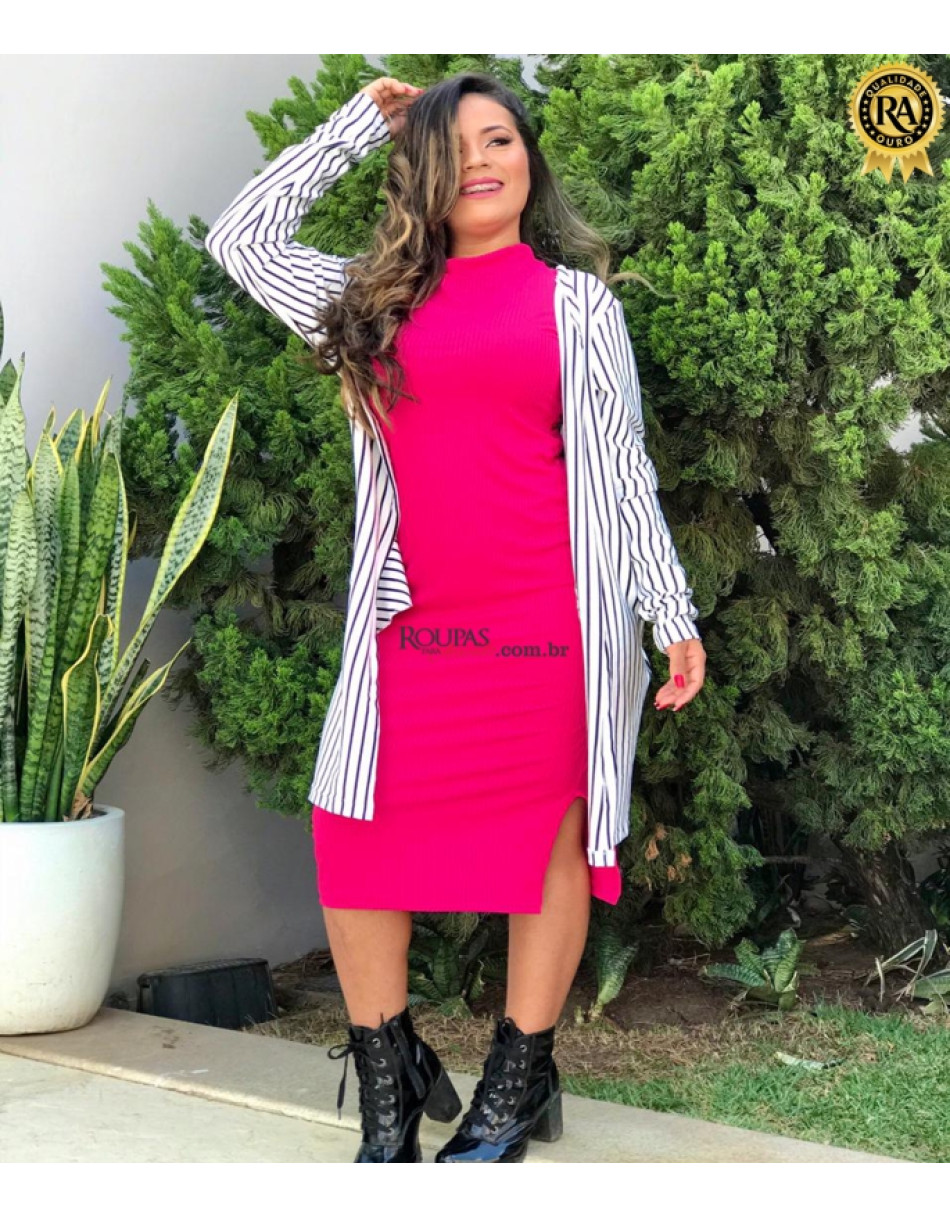 Cardigan Feminino Estampado