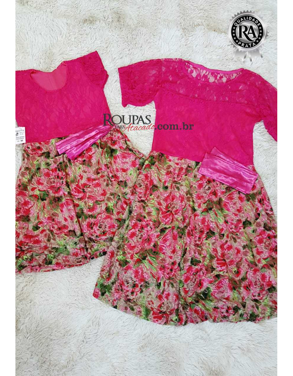 Vestido de Renda Tal Mãe Tal Filha