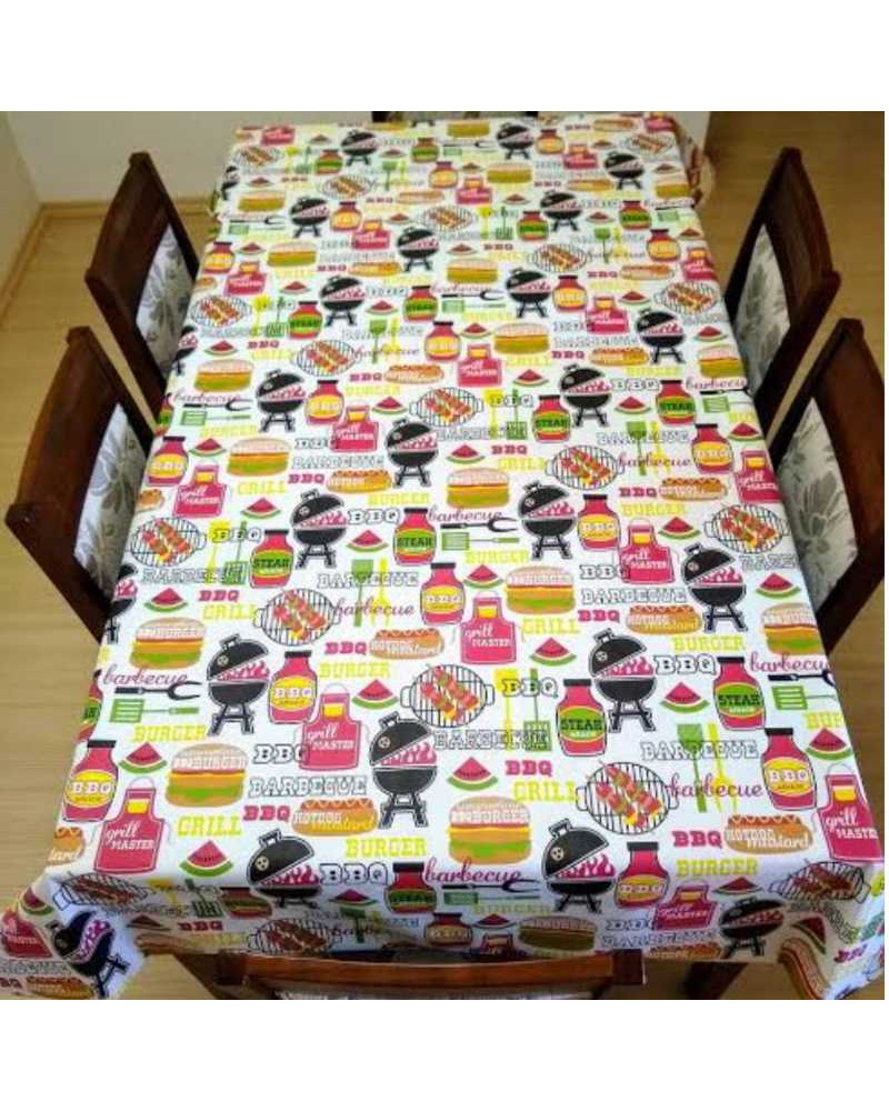 Toalha de Mesa 6 Cadeira Poliester