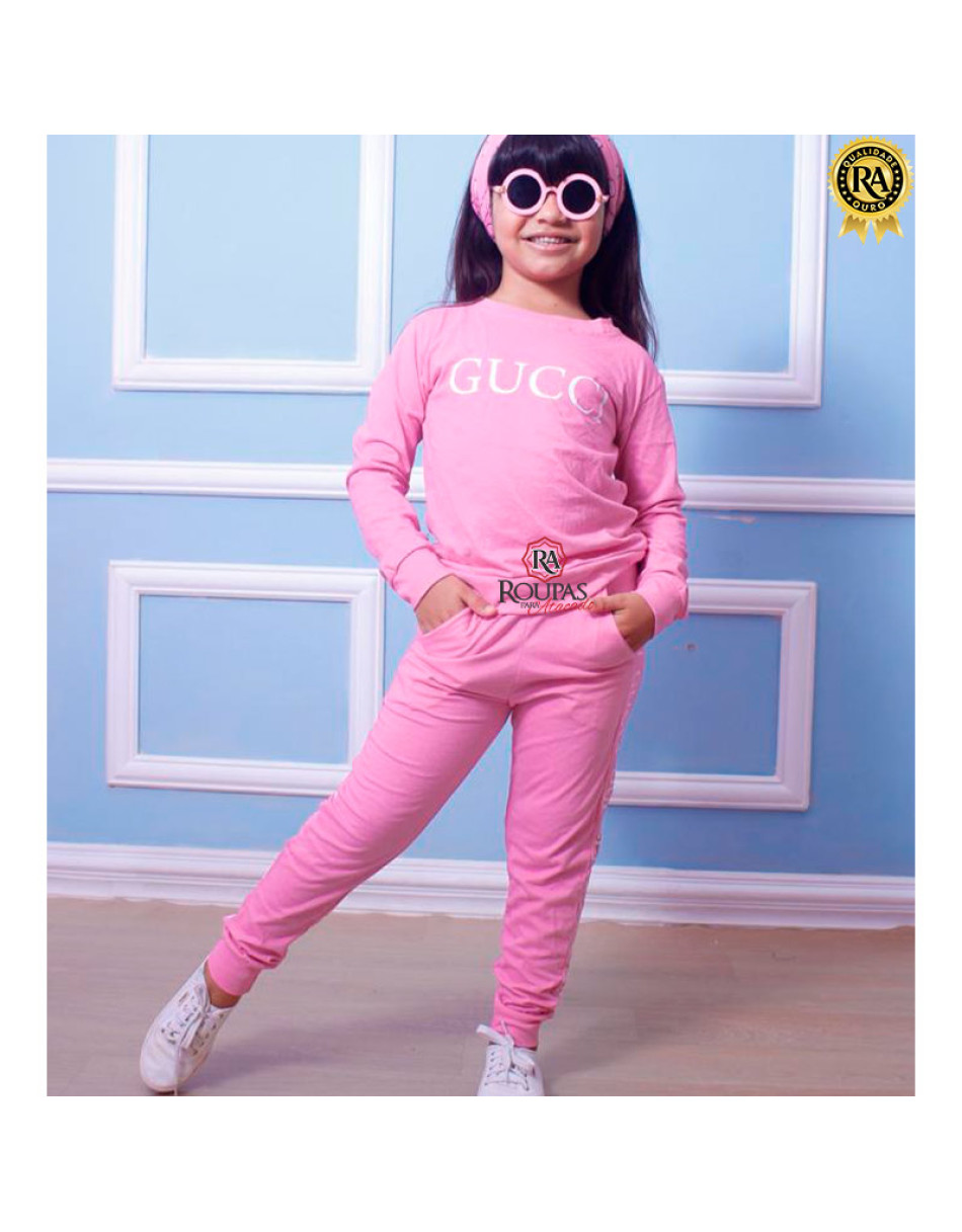 Conjunto Infantil Blusa E Calça Algodão