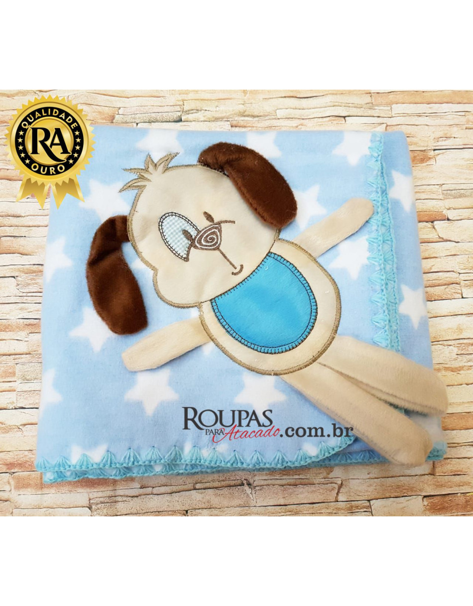 Cobertor De Bebe Menino Luxo 