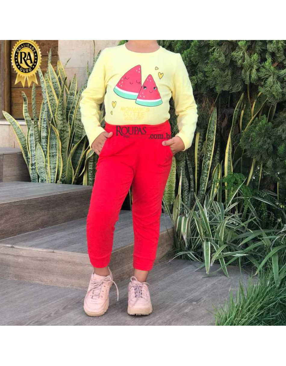 Calça Legging Infantil Cotton 