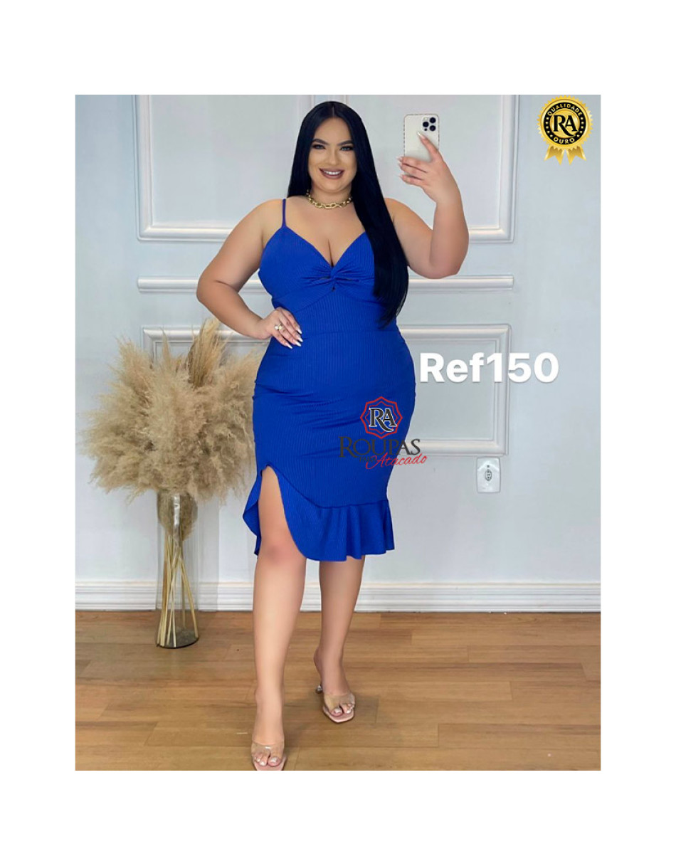 Vestido Plus Size Canelado Vários Modelos