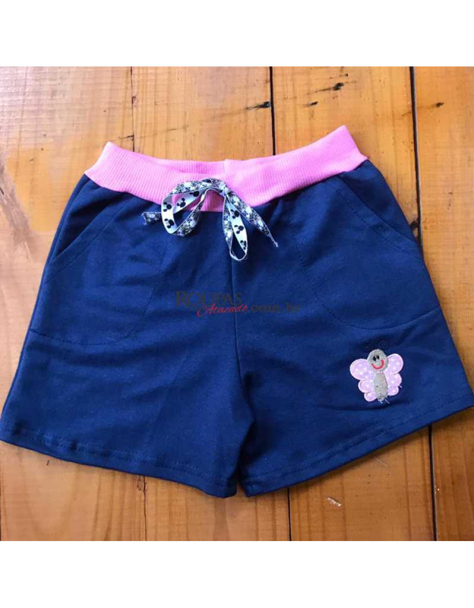 Short Infantil Moletinho Menina 