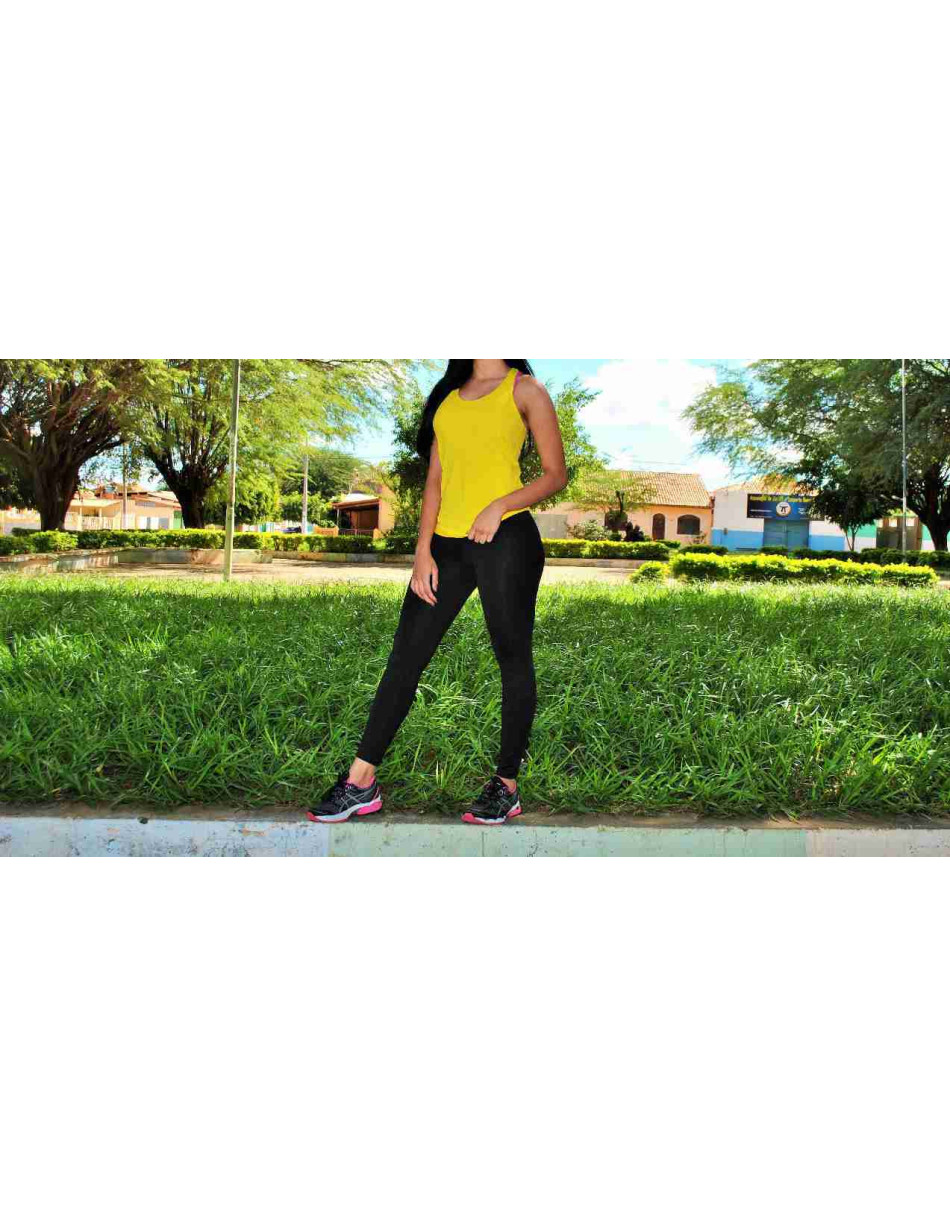 Calça Cintura Alta Suplex Lisa M G