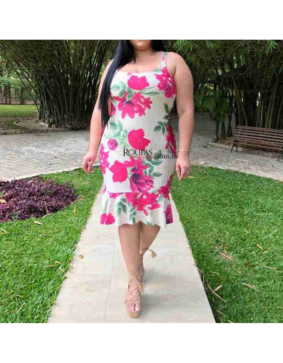 Vestido Feminino G Estampado Barrado Varios Modelo