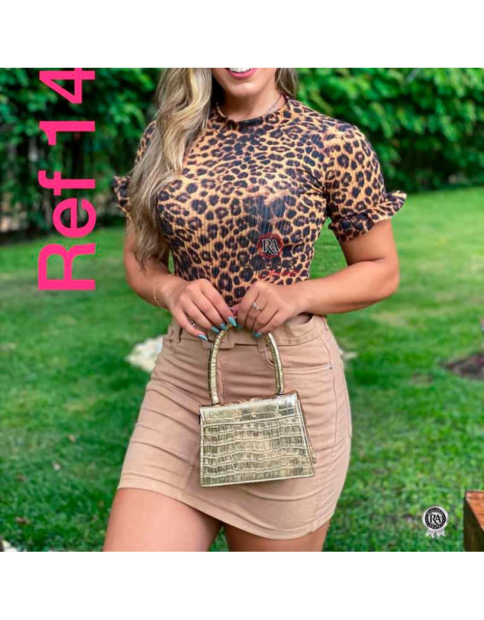 Blusa Feminina Animal Print Bruna