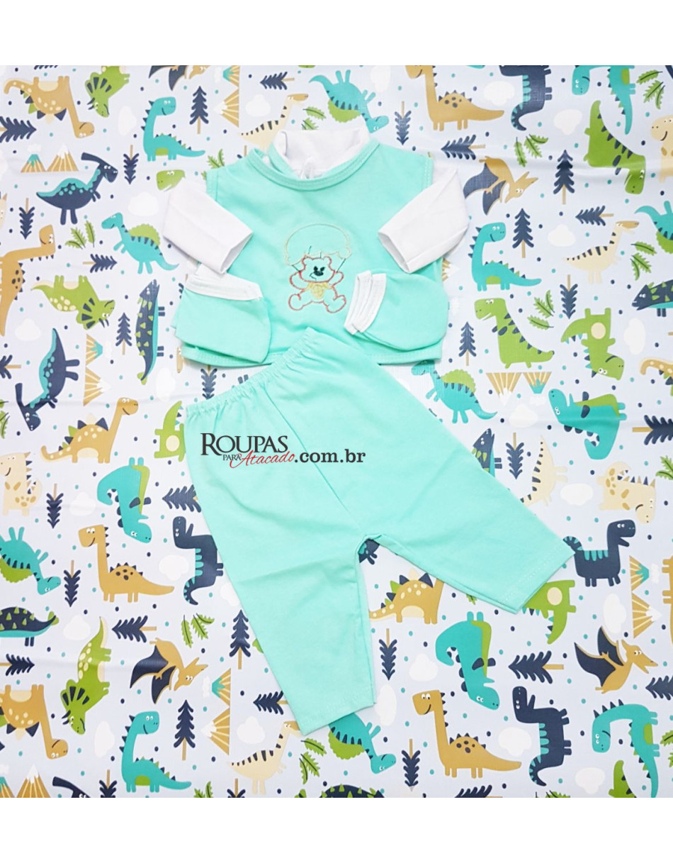 Conjunto Pagão para Recém Nascido Masculino