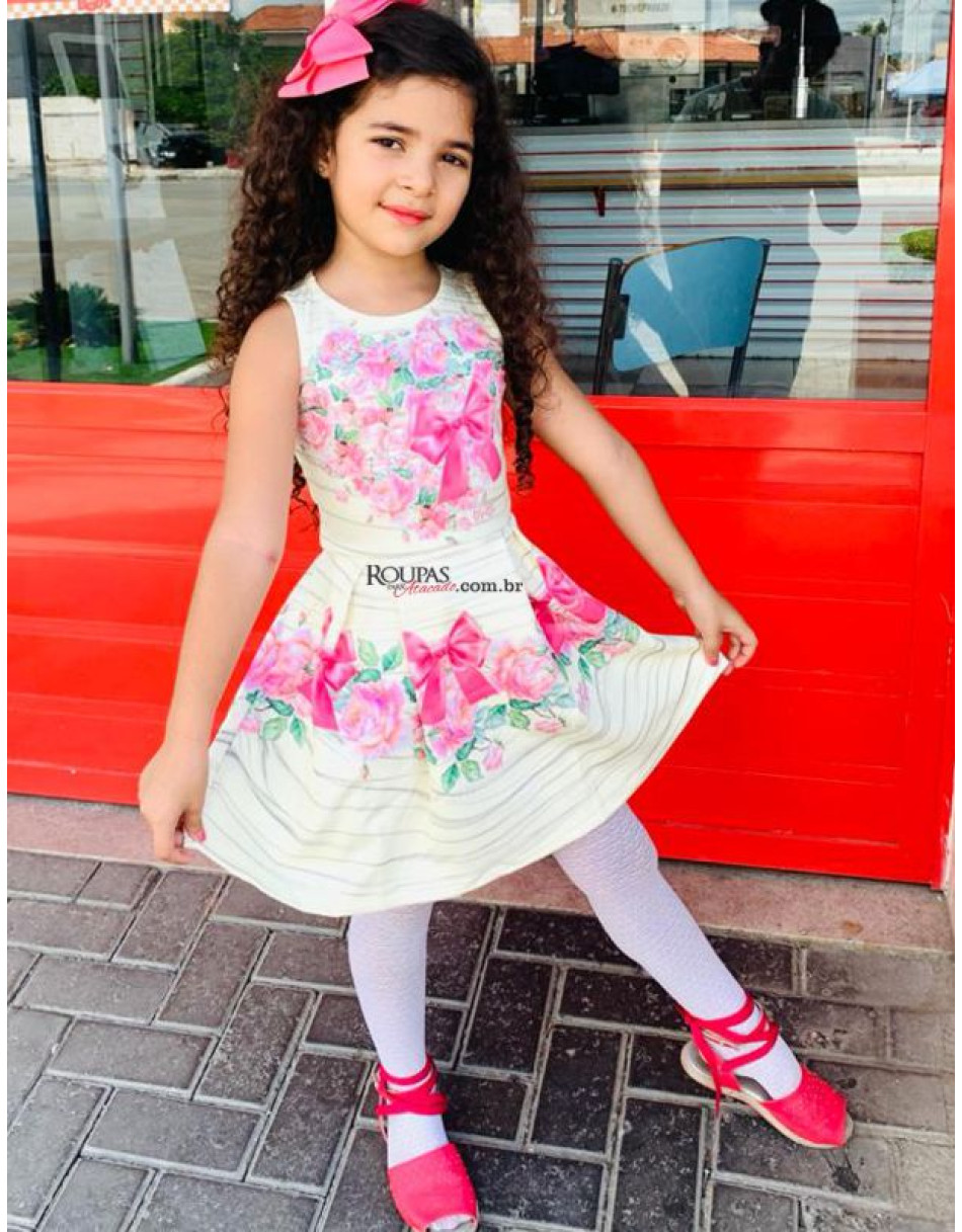 Vestido Infantil Neoprene Isabella