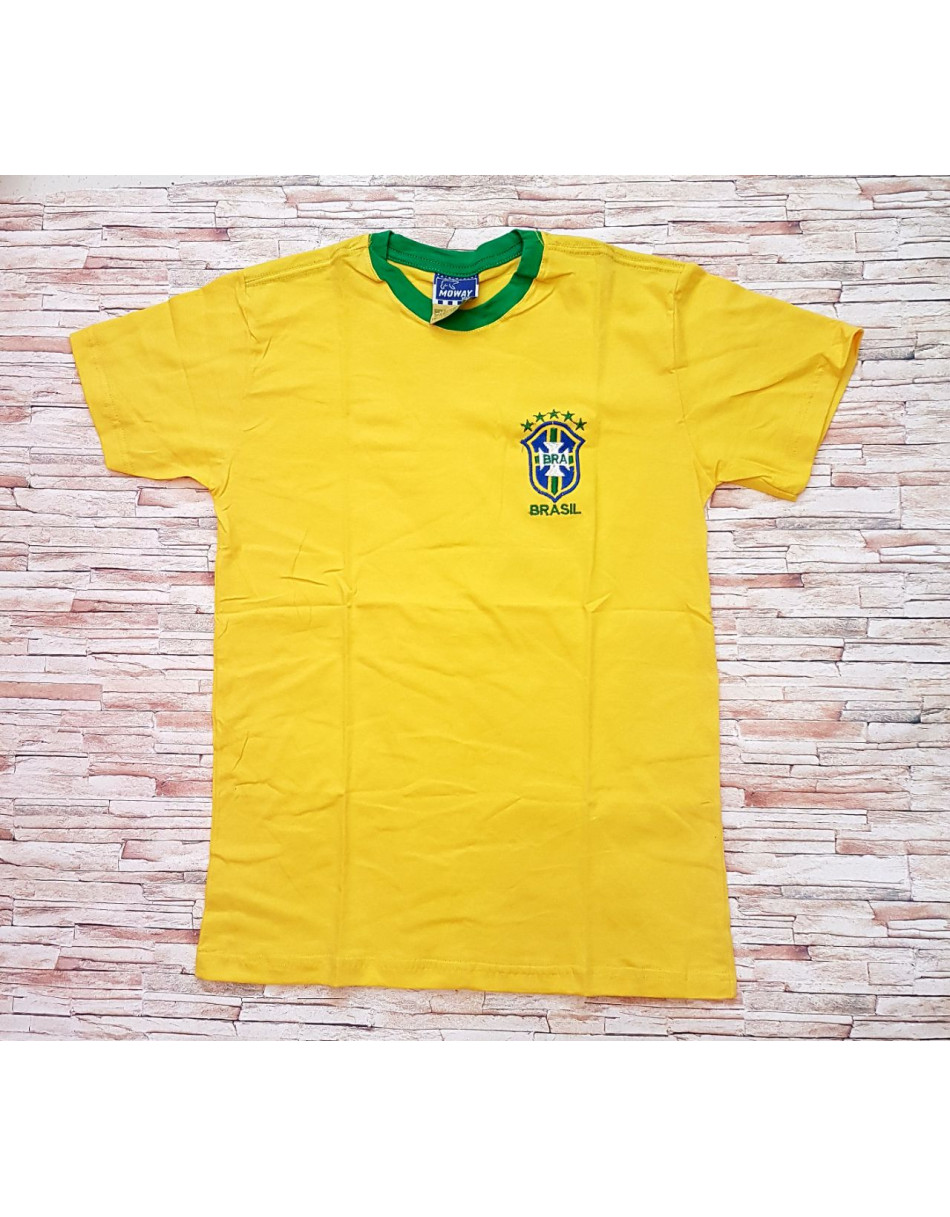 kit Camisa Brasil Masculina Adulta