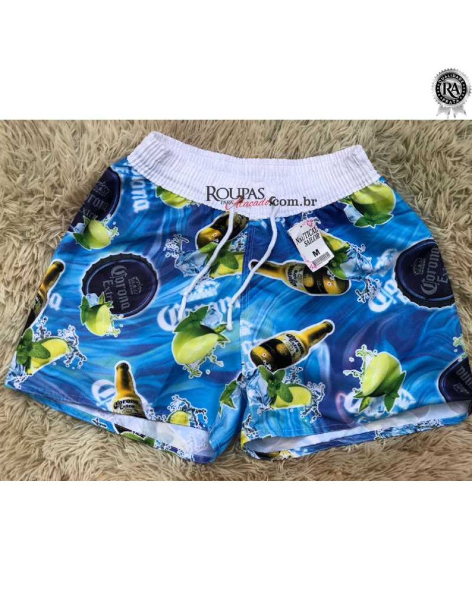 Short Tactel Juvenil Feminino Estampado