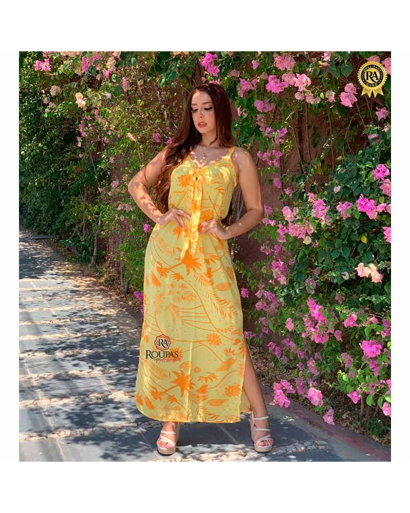 Vestido Longo Feminino Viscose Vários Modelos