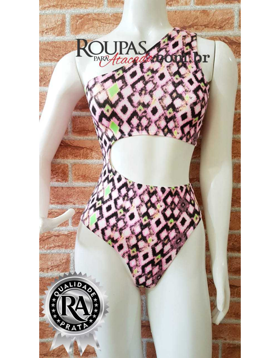 Maiô feminino estampado
