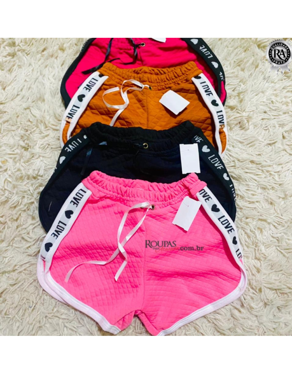 Short Infantil Blogueirinha Em Matelassê 