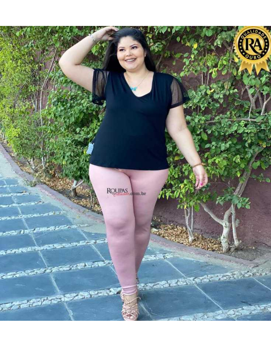 Calça Legging Cirre Plus Size