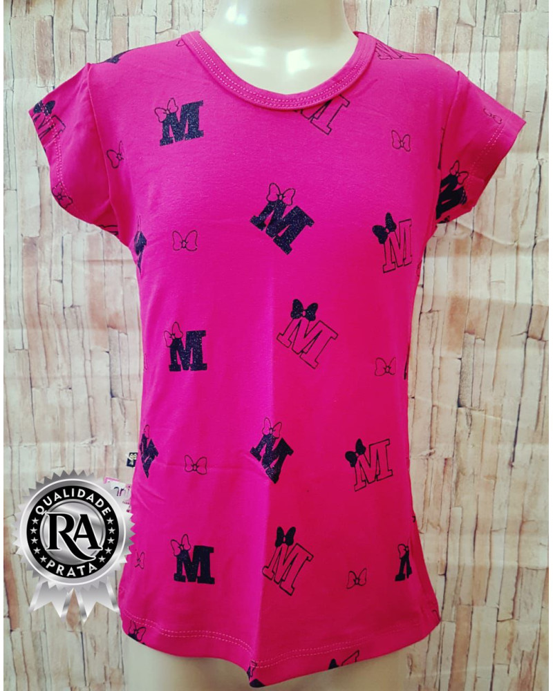 Blusa Baby Look Infantil juvenil 8 a 12 anos
