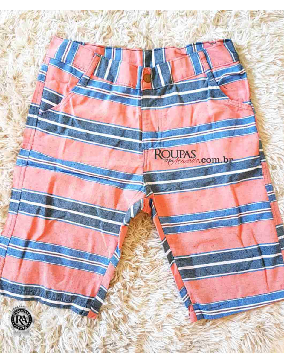 Bermuda masculina Listrada Adulta