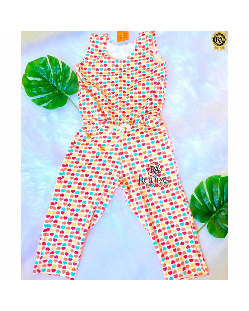 Macacão Longo Infantil Feminino
