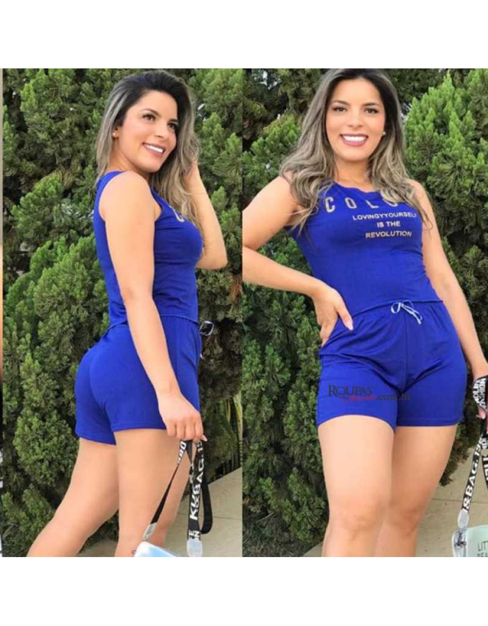 Conjunto Feminino Adulto Em Malha