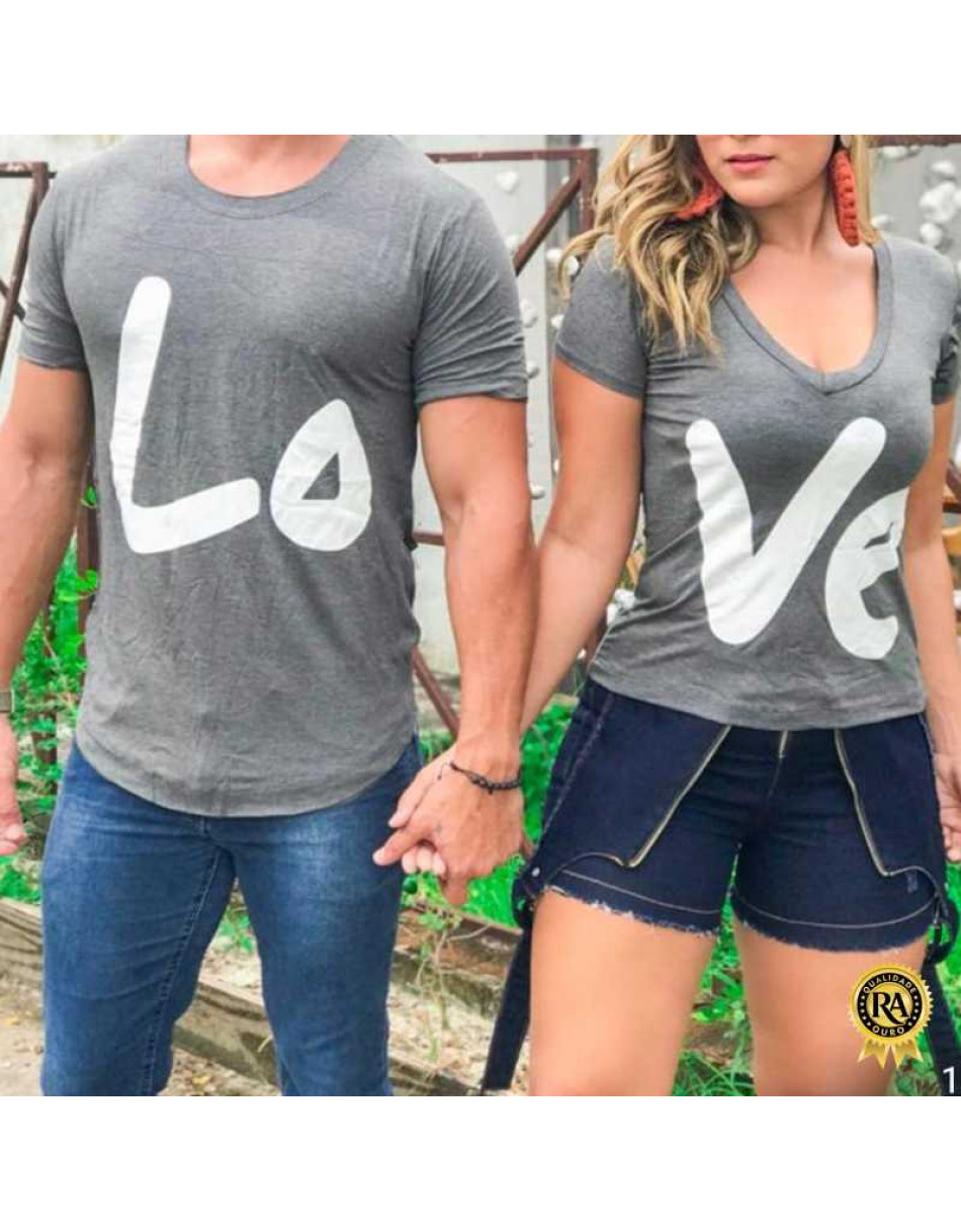 Kit Camiseta Casal Engraçada