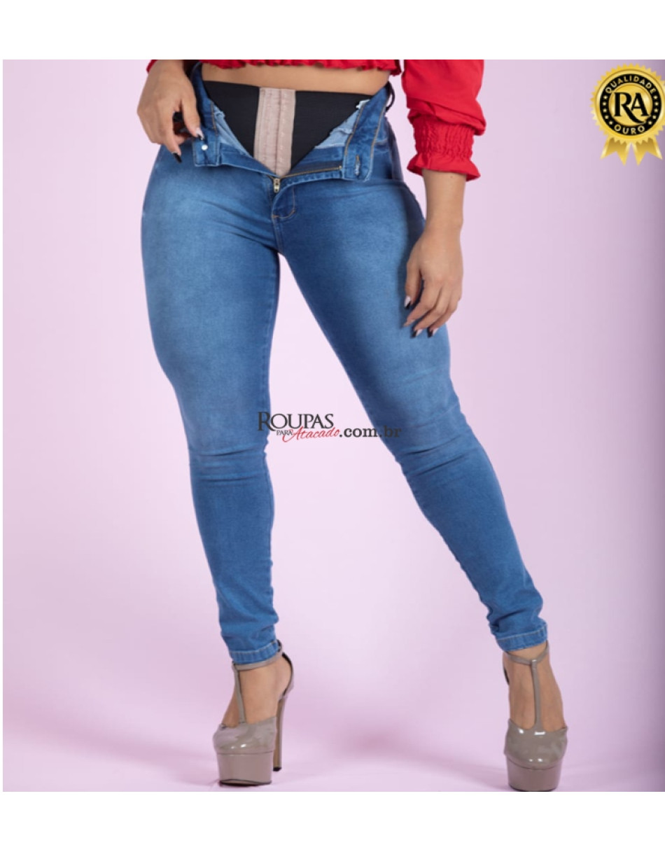 Calça Jeans Feminina Lipo Slim