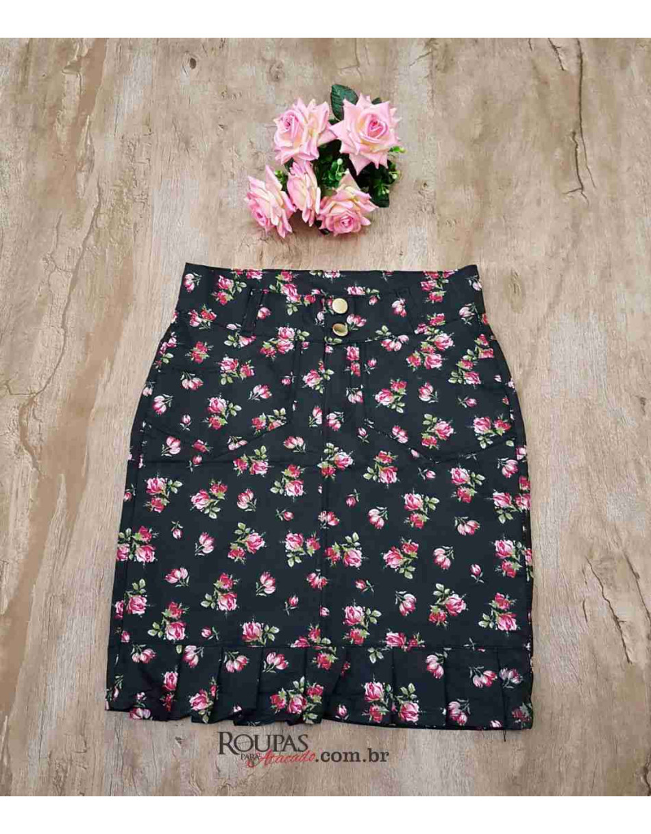 Saias De Brim Estampada Evangélica