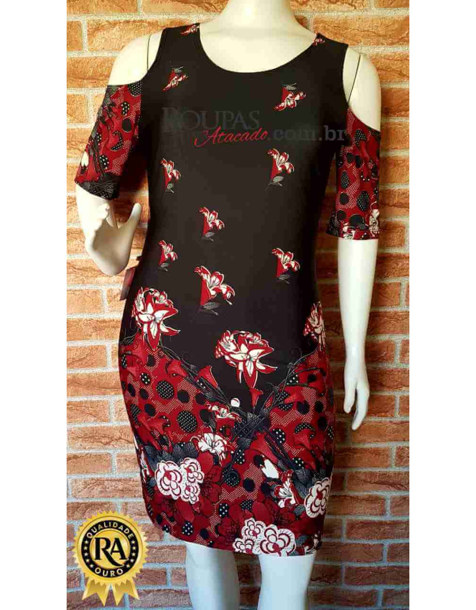 Vestido Feminino G Estampado Barrado Varios Modelo